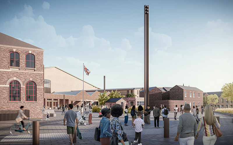 York Central Square Visual of new Square in York Central