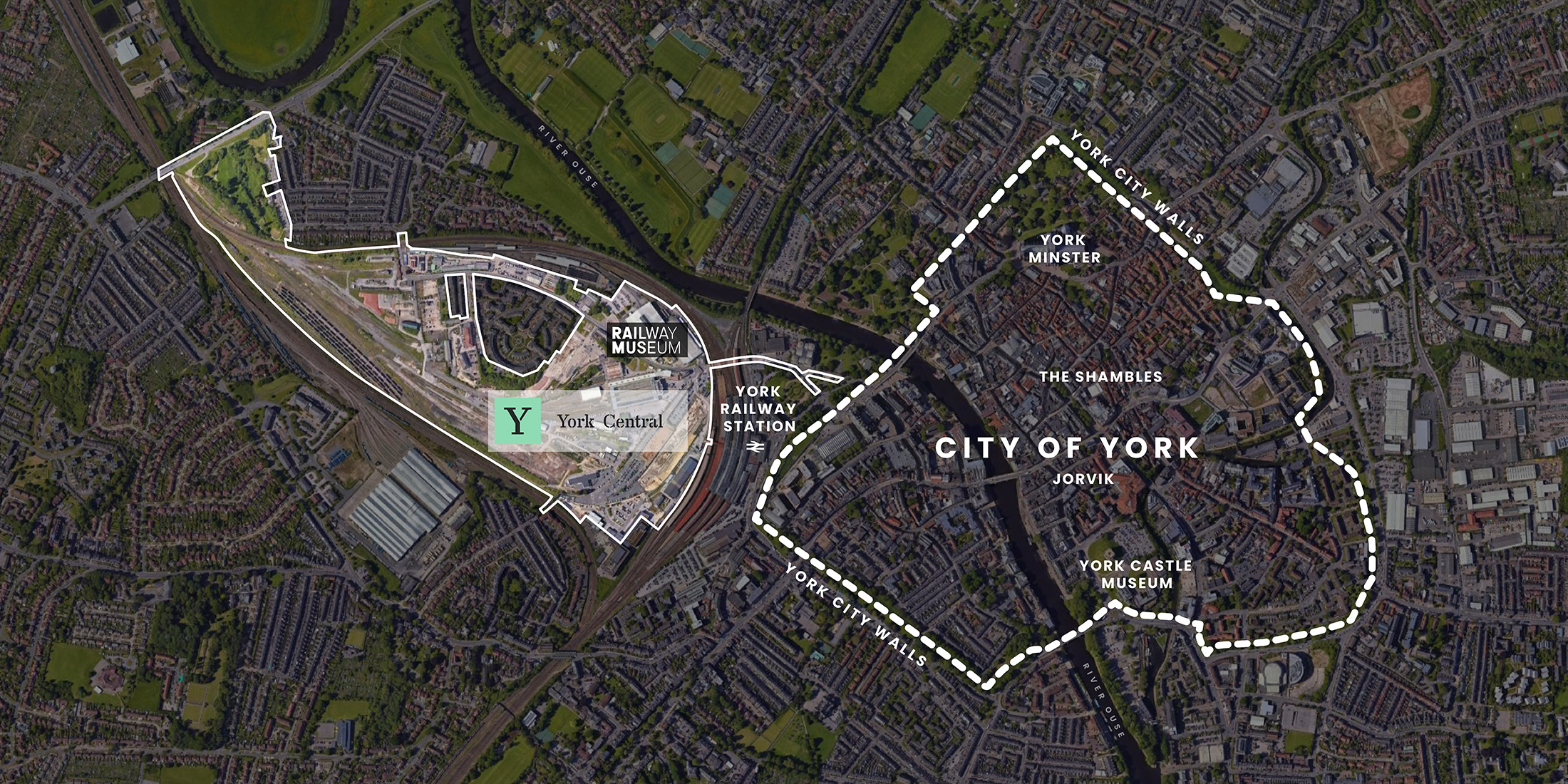 Map of York Central