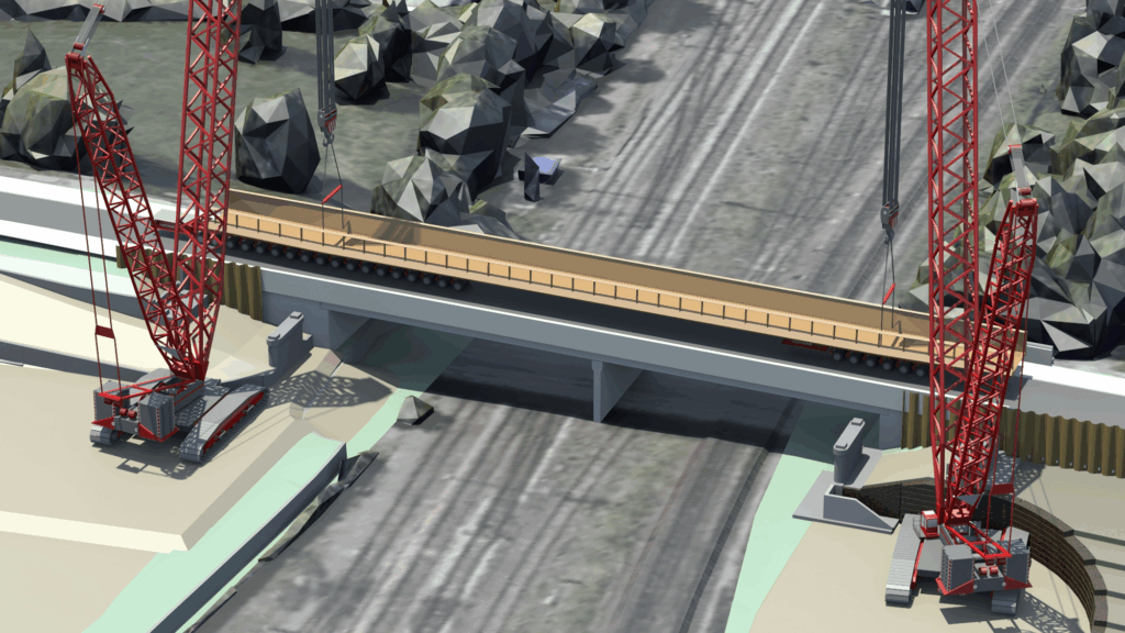 CGI of new bridge